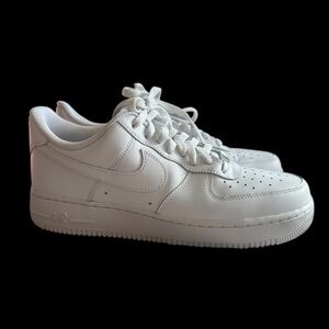 Nike All-White Air Force 1 Sneakers